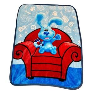 Blues Clues Red Thinking Chair Plush Fleece Throw Blanket